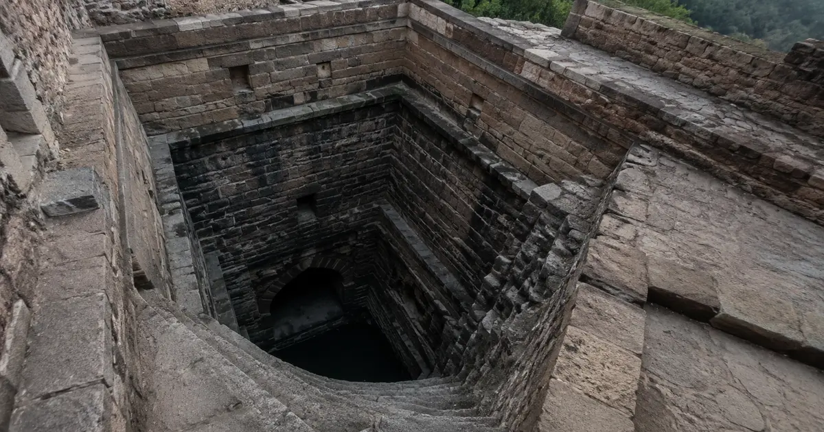 गढ़कुंडर किले का अंधकूप और मध्यकालीन जल सुरक्षा संरचना